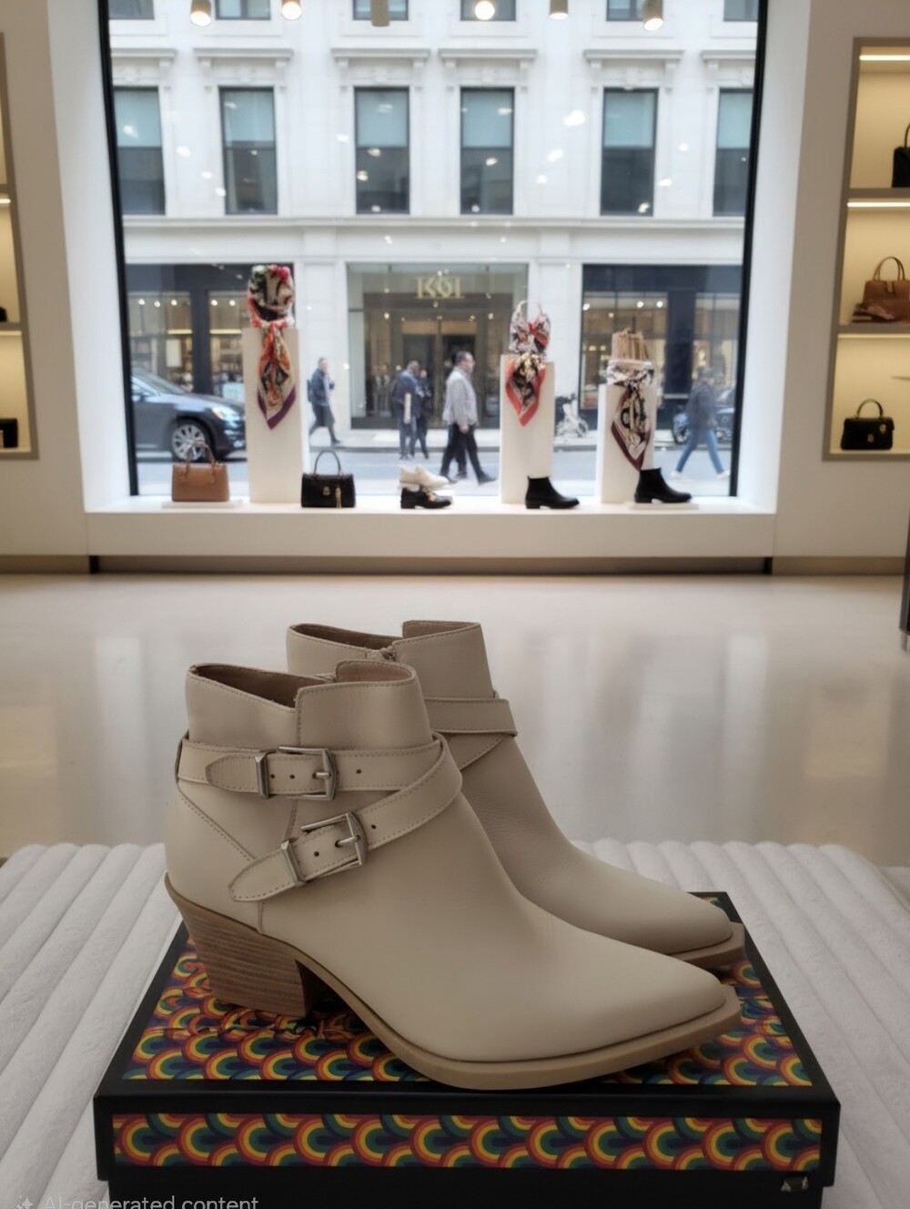 DOLCE VITA RAMONE WESTERN BLOCK HEEL BOOTIES BOOTS WOMEN'S SZ 8 M $298